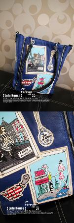 Pre-orderกระเป๋า Luluhouse รุ่น LL115blu1  สีน้ำเงินSapphire blue Pre-order ชิ้นเดียวก็ได้